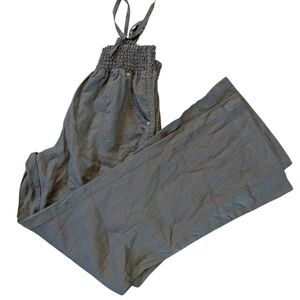 2/22$ Stretch Dark Green Textured Pants